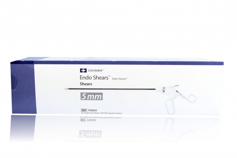 Medtronic Endo Shears 5 mm Single Use Surgical Shears 6/Box